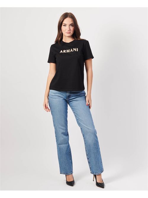 Armani Exchange t-shirt à col rond en coton ARMANI EXCHANGE | 6DYT36-YJ7VZ1200